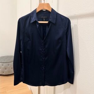 Banana Republic Navy Blue Button Down Shirt